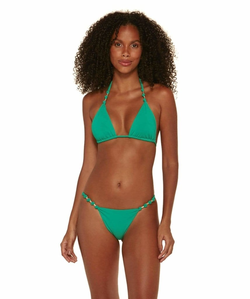 Load image into Gallery viewer, Solid Paula Bikini Top Military Green
