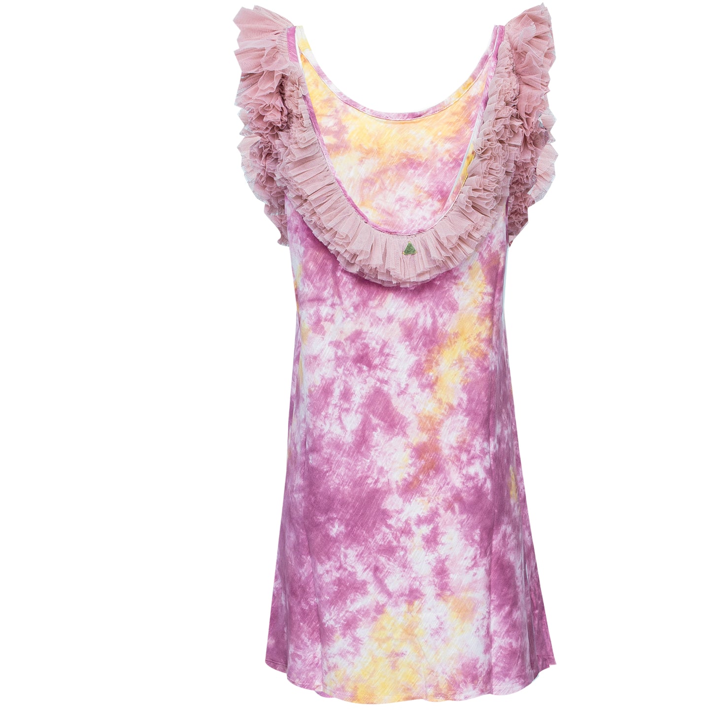 Biarritz Short Tule Dress Tie Dye Sunrise