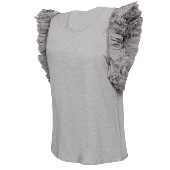 Load image into Gallery viewer, Ibiza Tule T-Shirt Silver Grey
