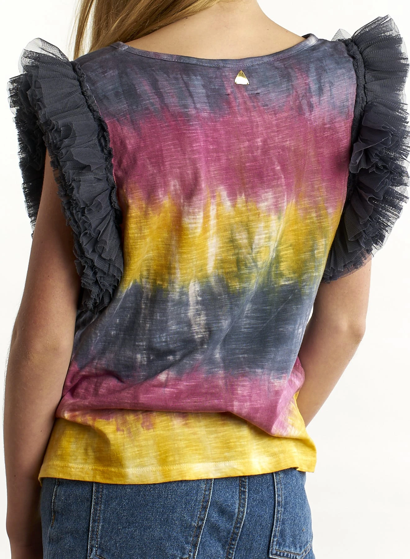 Load image into Gallery viewer, Ibiza Tule T-Shirt Tie Dye Rhapsody
