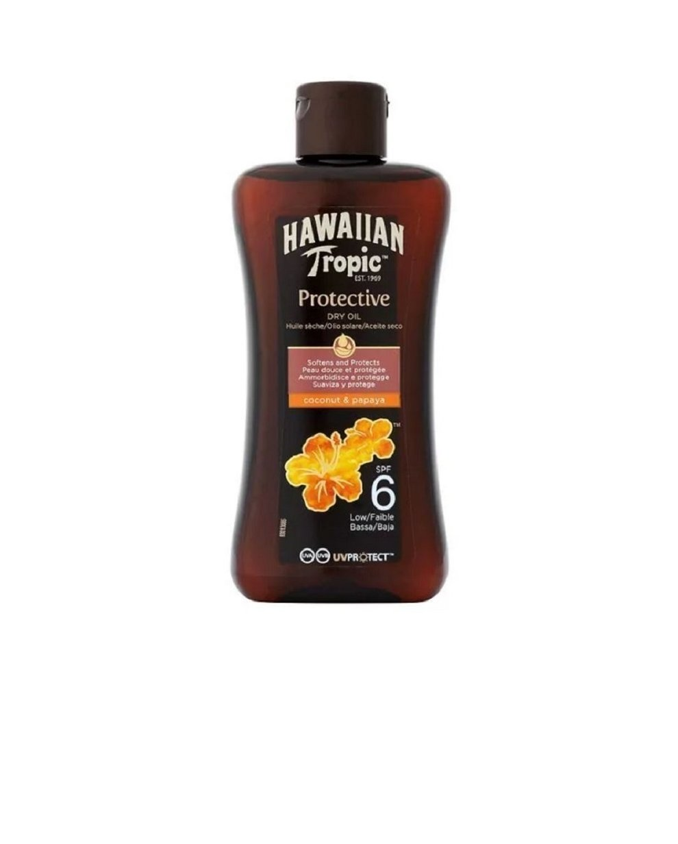 Load image into Gallery viewer, Tanning Dry Oil Protective Coconut &amp;amp; Papaya SPF6 200ml

