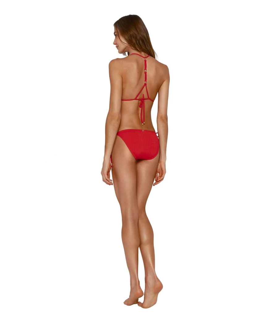 Load image into Gallery viewer, Milano Shaye Tri Top Red - Bikini Top
