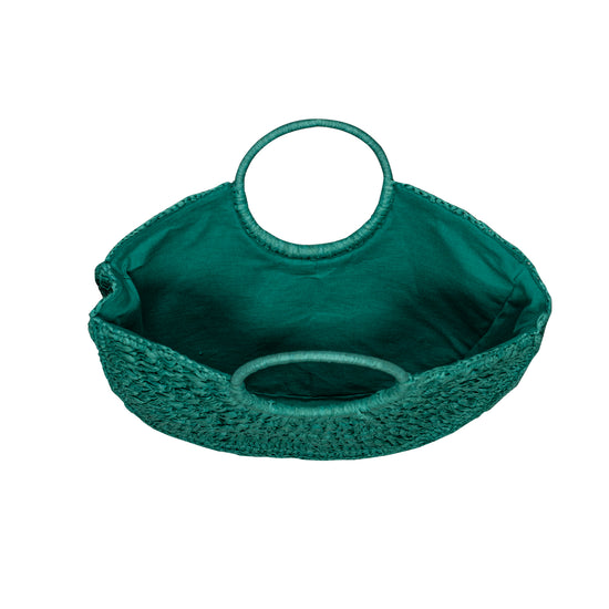 Load image into Gallery viewer, Wood Hand Bag Green
