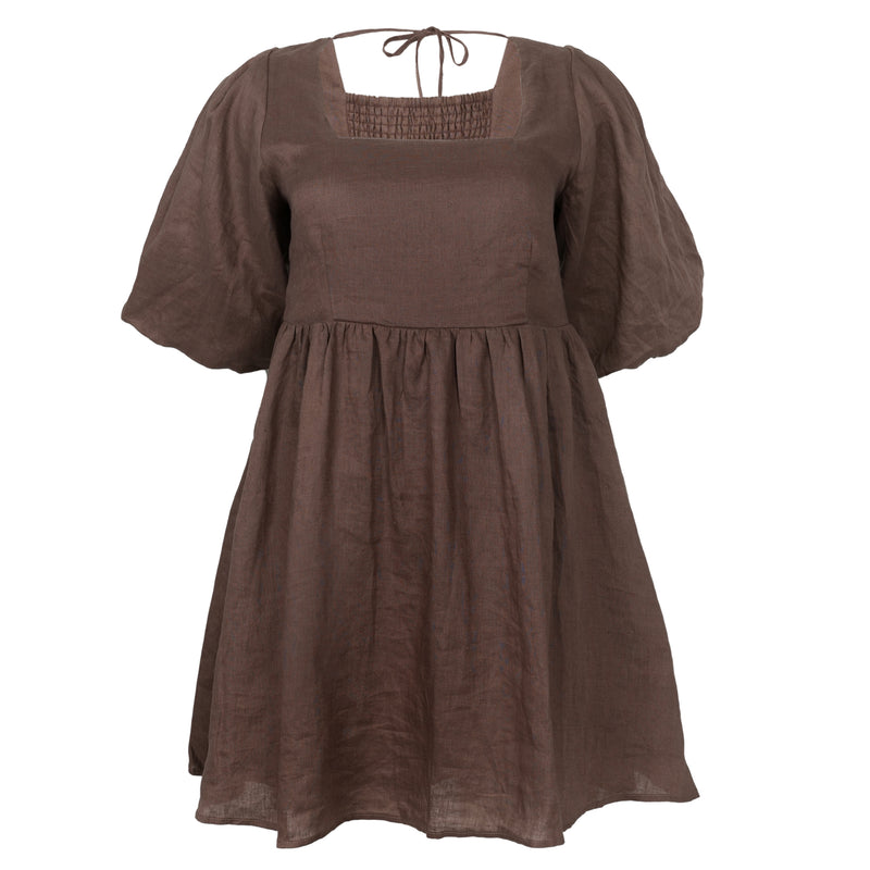 Beach Edit Shoreline Cover Up Chocolate