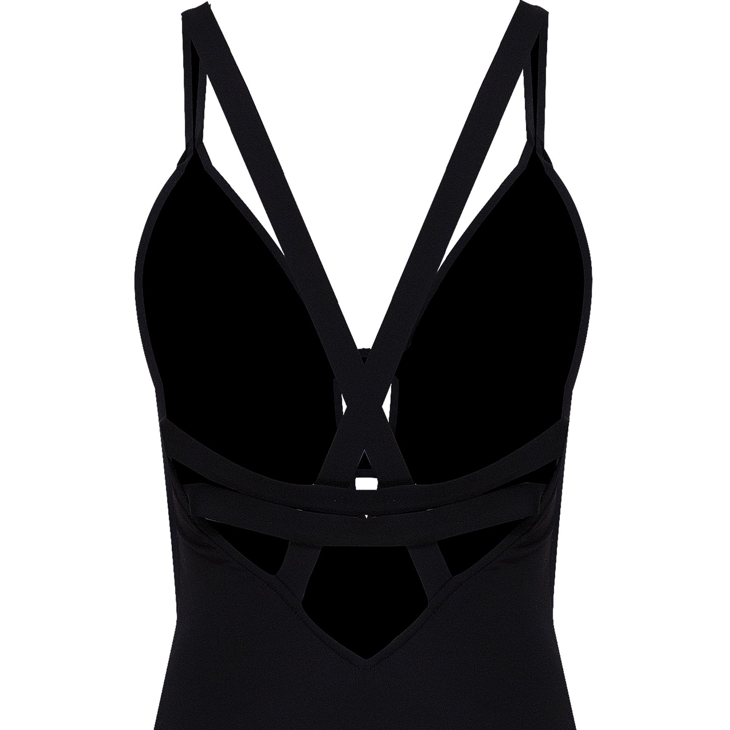 Load image into Gallery viewer, Black Active Long Fit Maillot - One Piece
