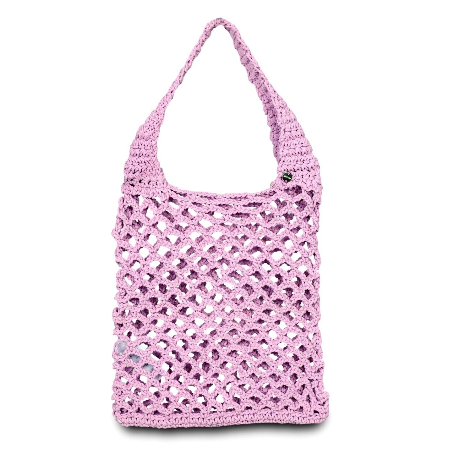Carried Away Plaited Rope Tote Wild Rose