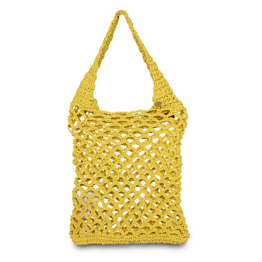 Carried Away Plaited Rope Tote Celery - Bag