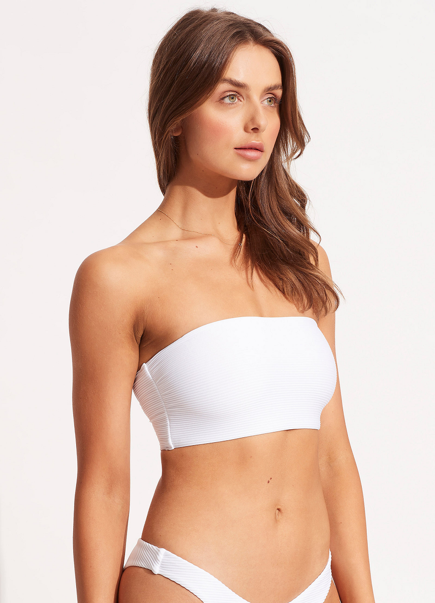 Load image into Gallery viewer, Essentials Tube Top White
