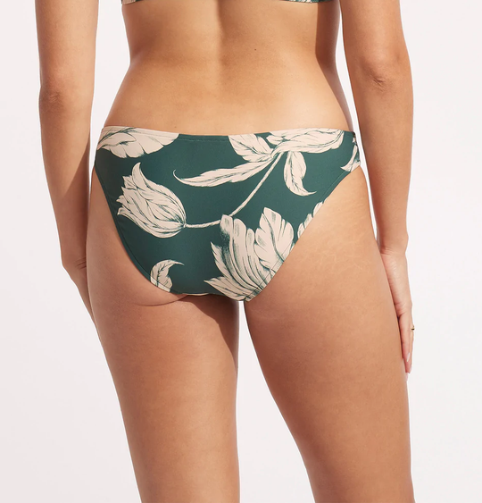 Load image into Gallery viewer, Fleur De Bloom Hipster Pant Evergreen
