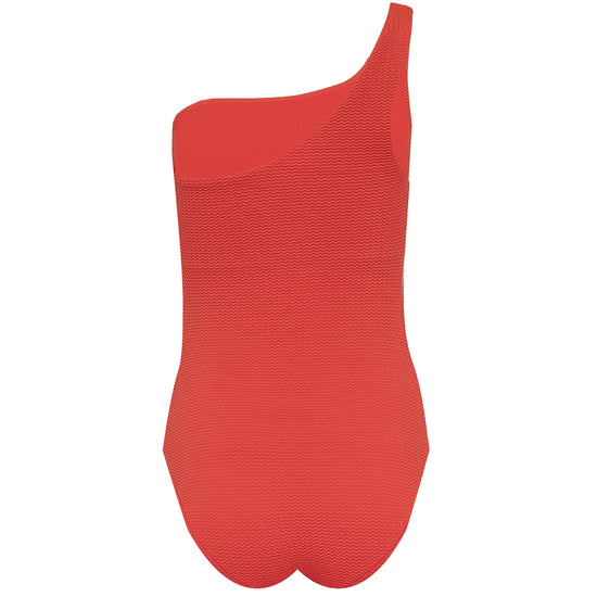 Load image into Gallery viewer, Sea Dive One Shoulder One Piece Fiesta Coral
