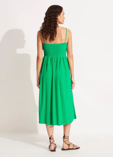 Terry Midi Dress Green - Dress