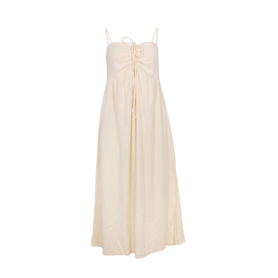 Terry Midi Dress Sand - Dress
