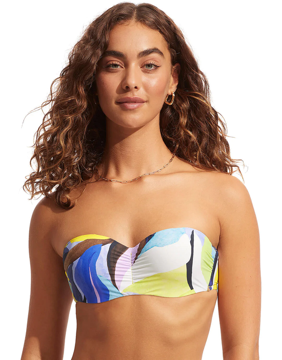 Tropfest Bustier Bandeau Top True Navy