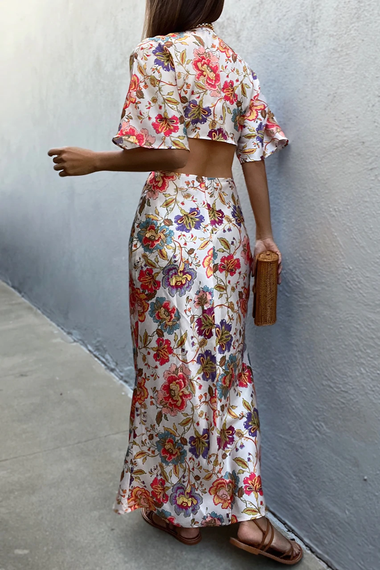 Shanelle Midi Dress Fleur Floral - Dress