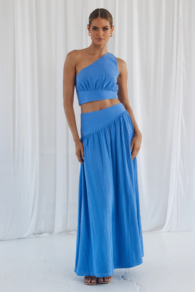 Freya Maxi Skirt Periwinkle - Skirt