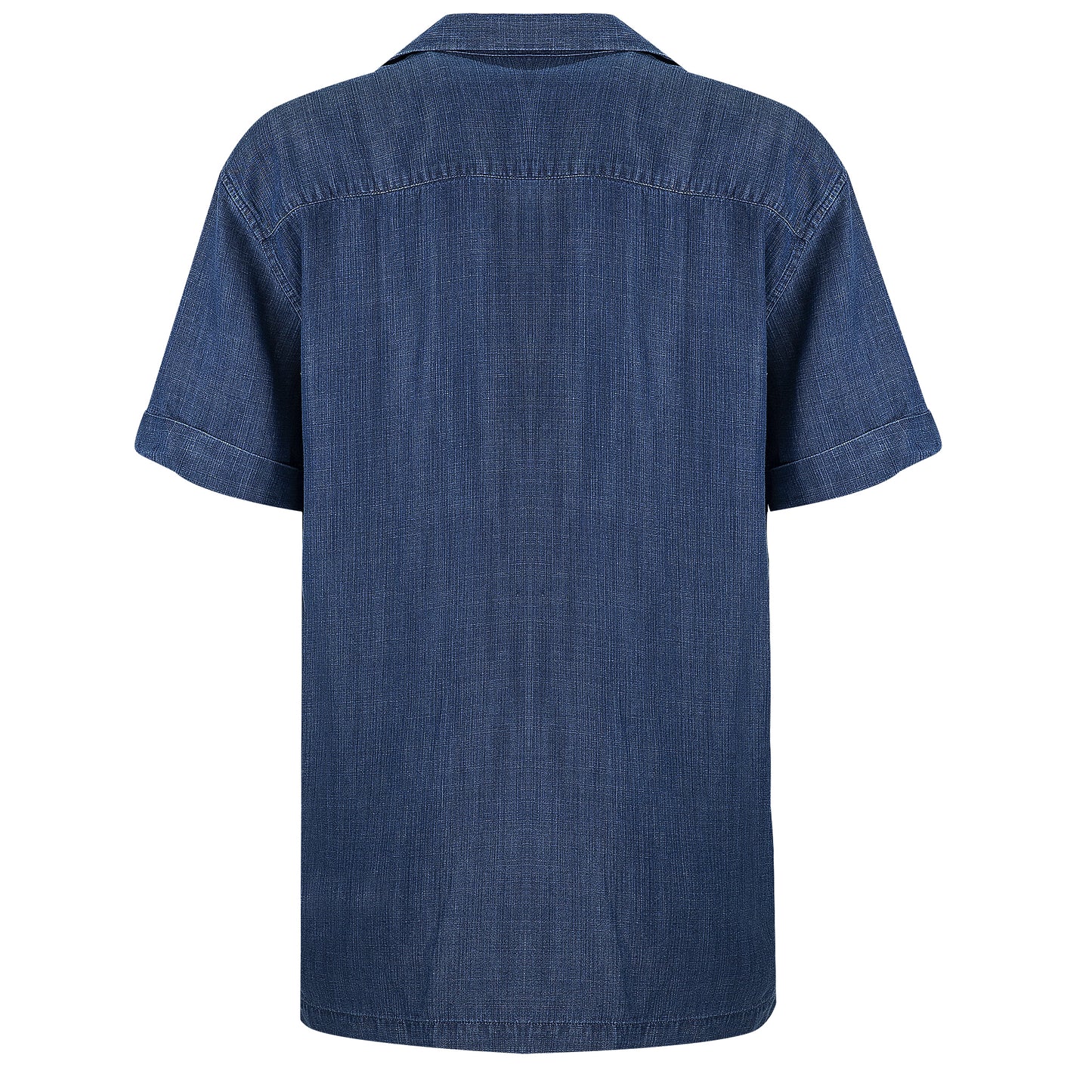 Load image into Gallery viewer, Tencel Shirt in Navy Blue
