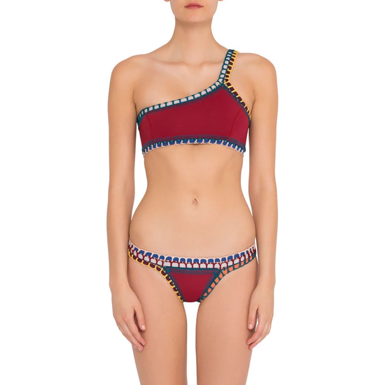 Load image into Gallery viewer, Soley One Shoudler Bikini Top
