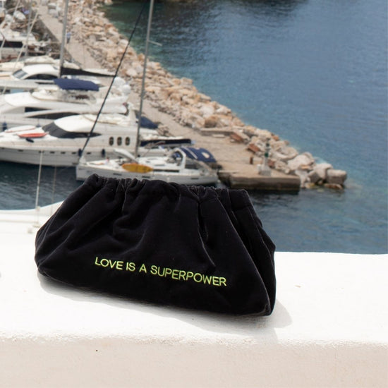 Velvet Clutch Love Is A Superpower