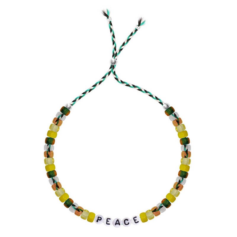 Pony Bead Bracelet - Peace