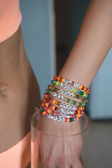 Letter Bead Bracelet