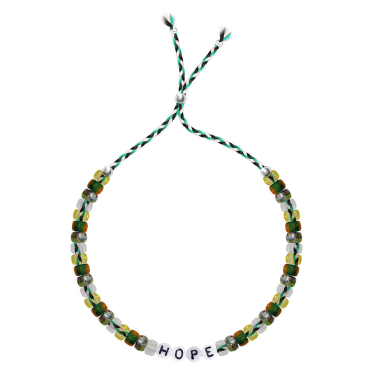 Beaded Jewellery with Hope Letters Women s Adjustable Bracelets