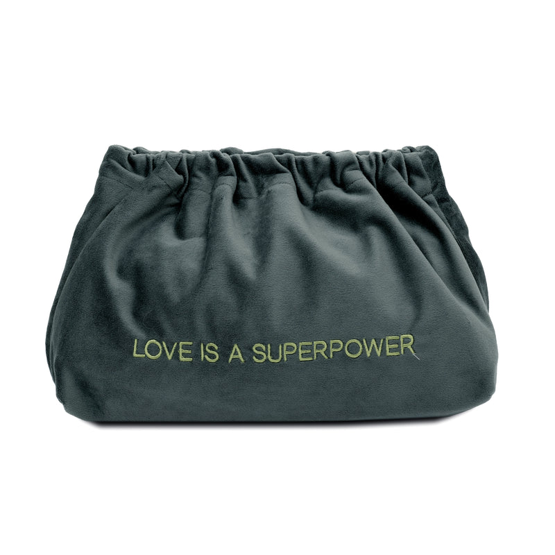 Velvet Clutch Love Is A Superpower