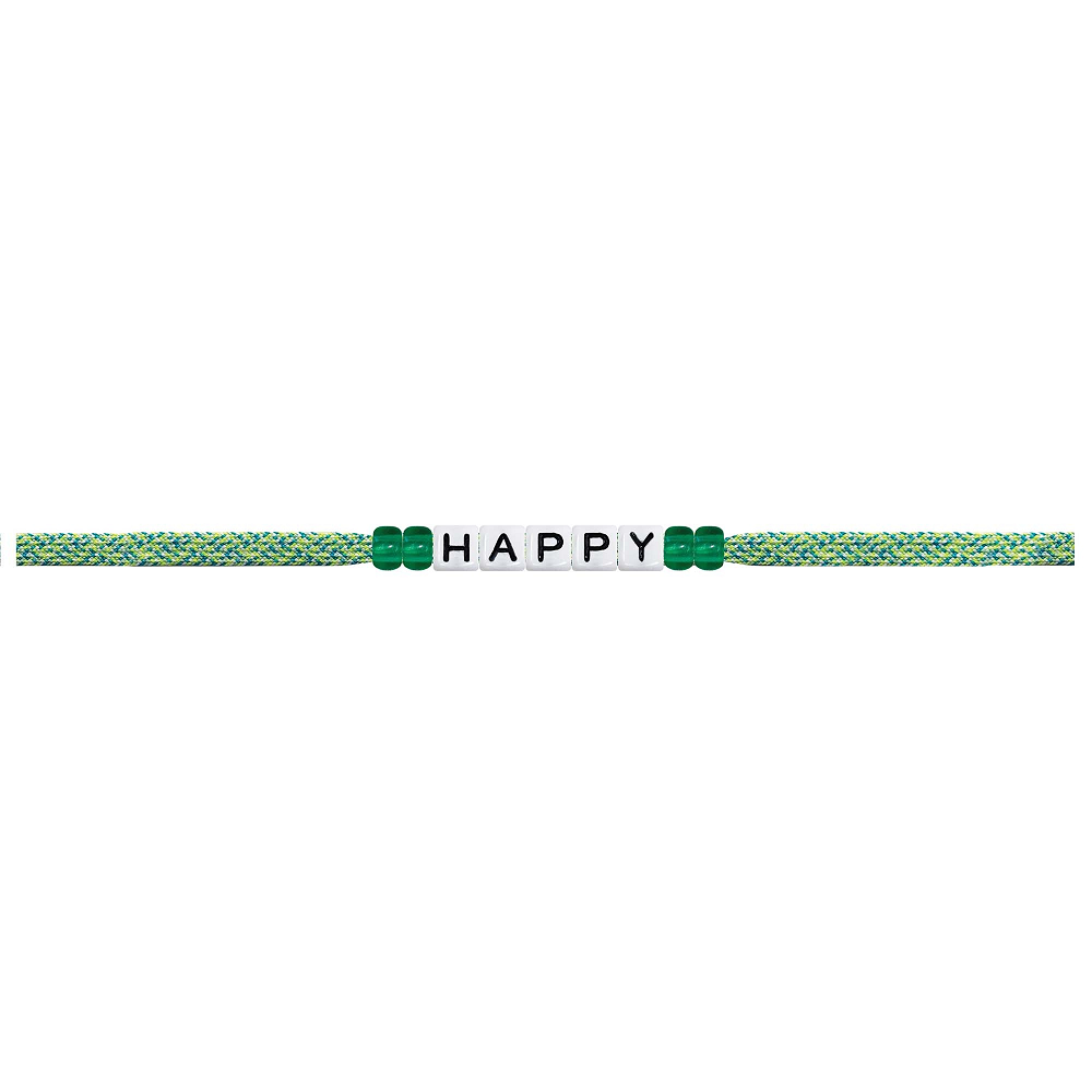 Single Wrap Bracelet w/ Happy Letters
