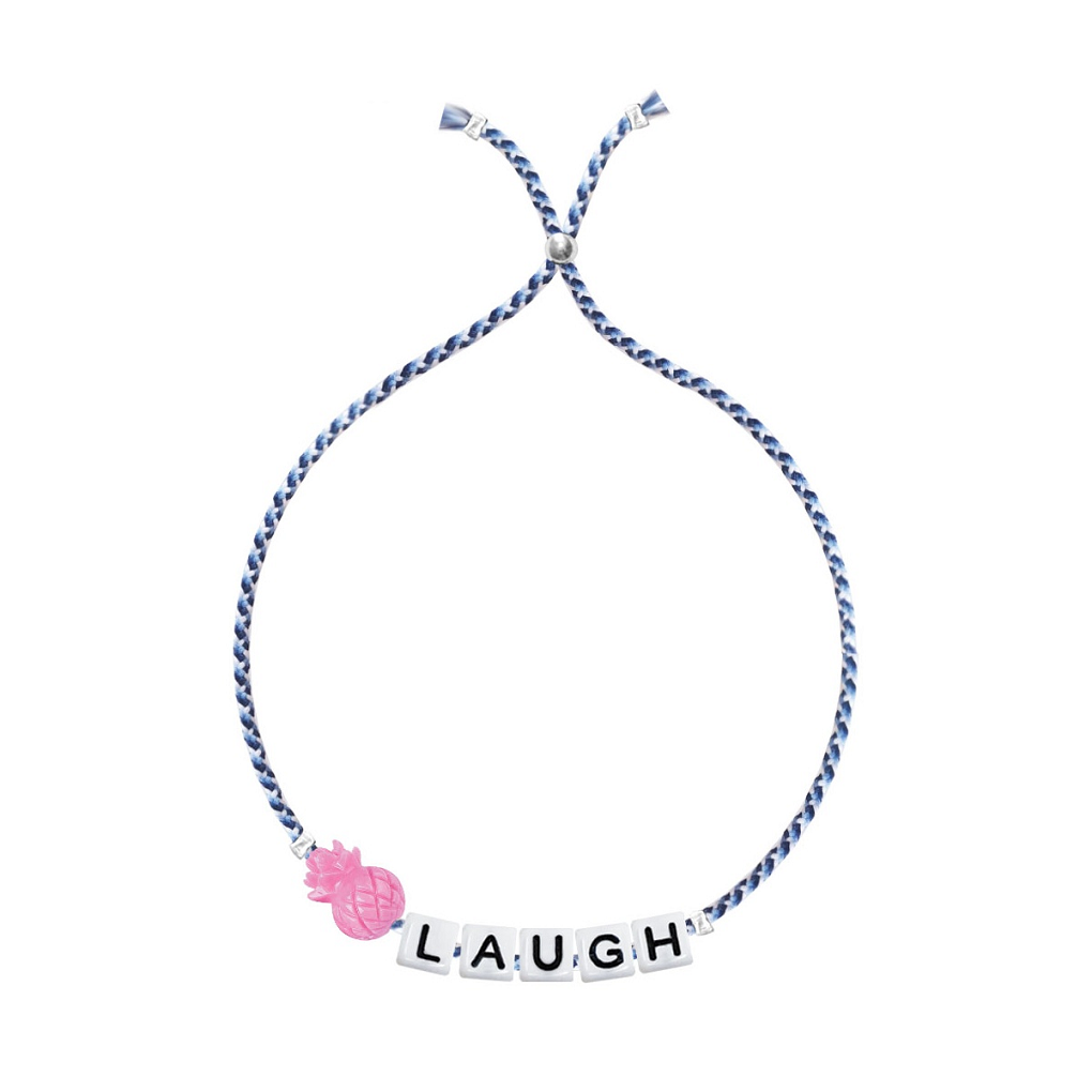 Load image into Gallery viewer, Charm Bracelet with Laugh Letters
