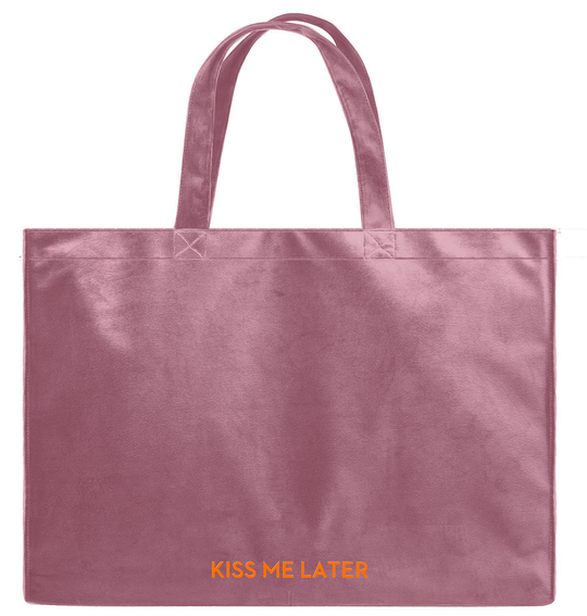 Velvet Shopper Bag Kiss Me Later