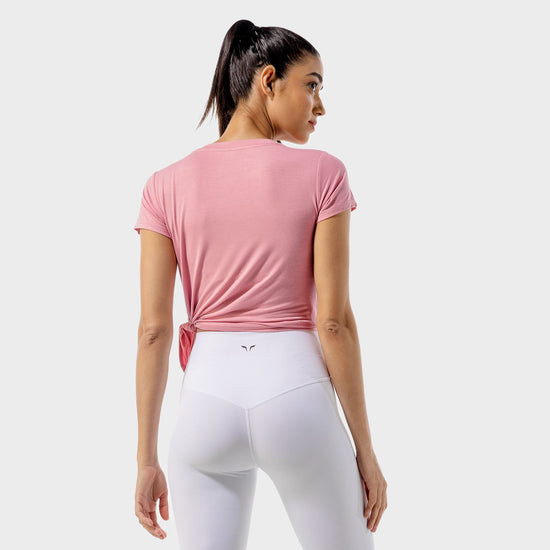 Load image into Gallery viewer, She Wolf Crop Top Baby Pink
