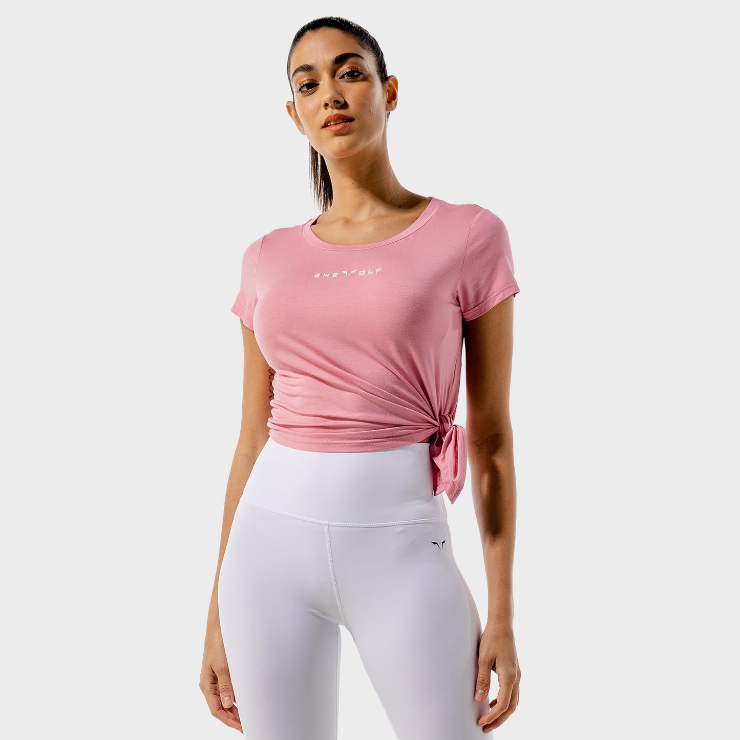 She Wolf Crop Top Baby Pink