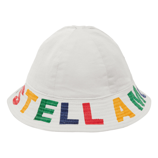 Baby Bucket Hat with Colourful Logo Print