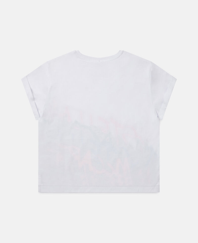 Kids White Crew Neck T Shirt