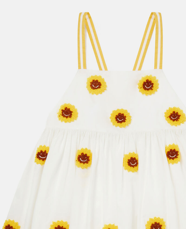 Kids Floral Embroidered Dress