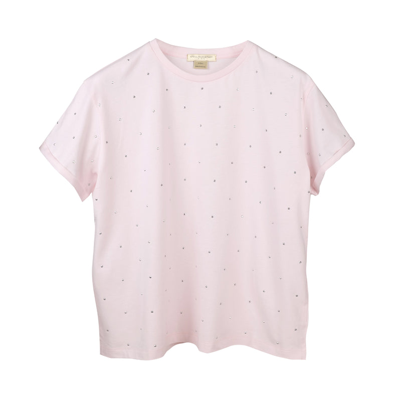 Girls Pink T-Shirt With Gems