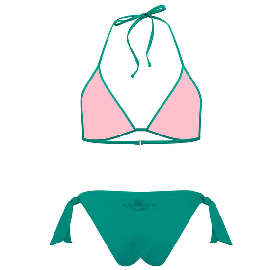 Just Emerald Tie Side Bikini Bottom