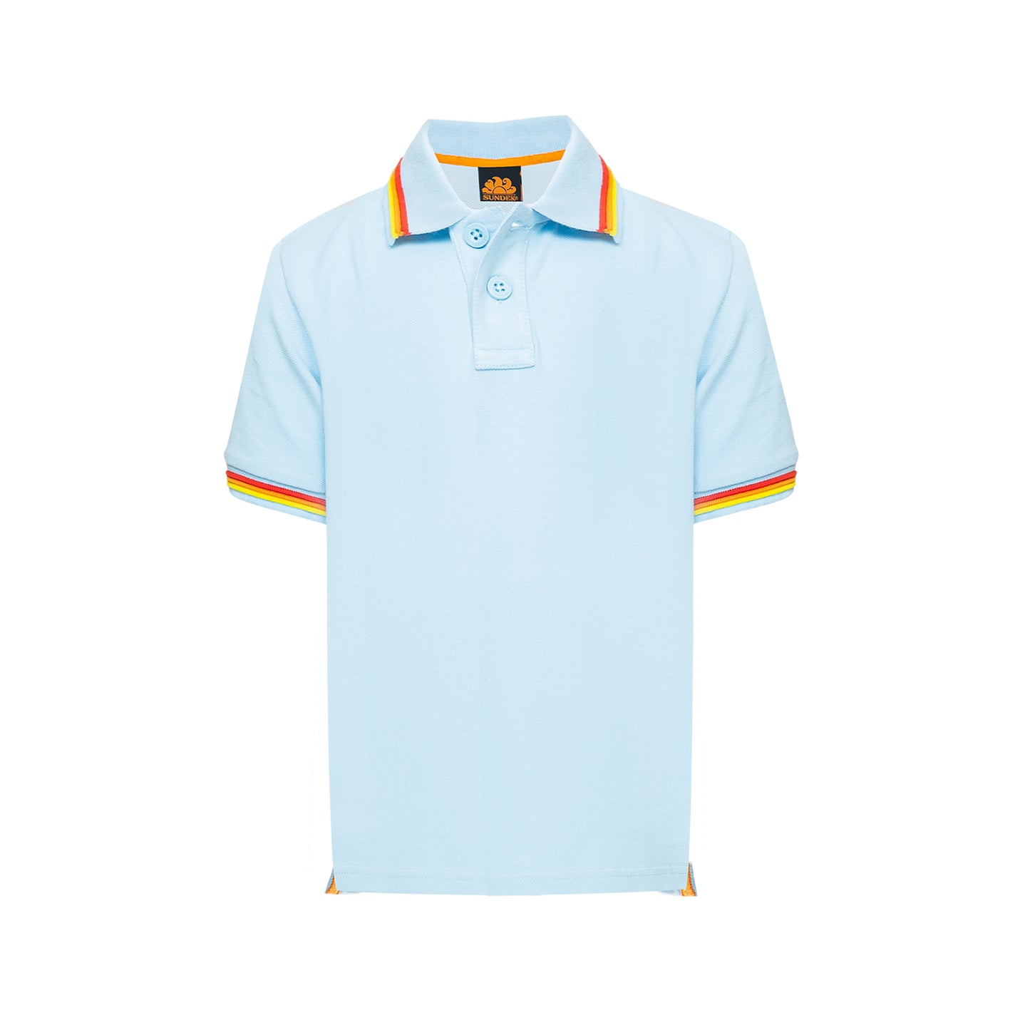 Load image into Gallery viewer, kids polo shirt in light blue 
