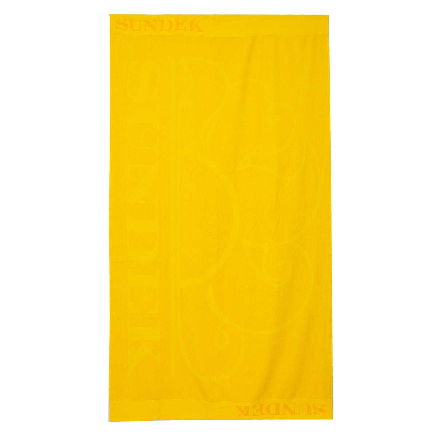 Logo Beach Towel Carioca Yellow