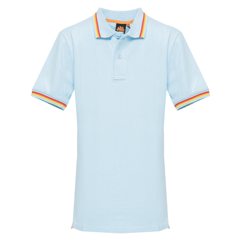 Baby Blue Polo Shirt For Men