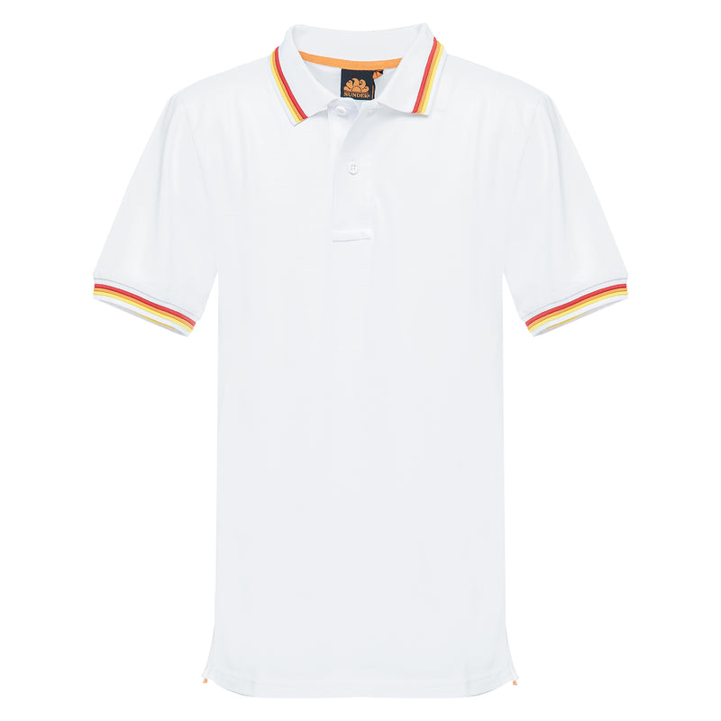White Polo Shirt For Men