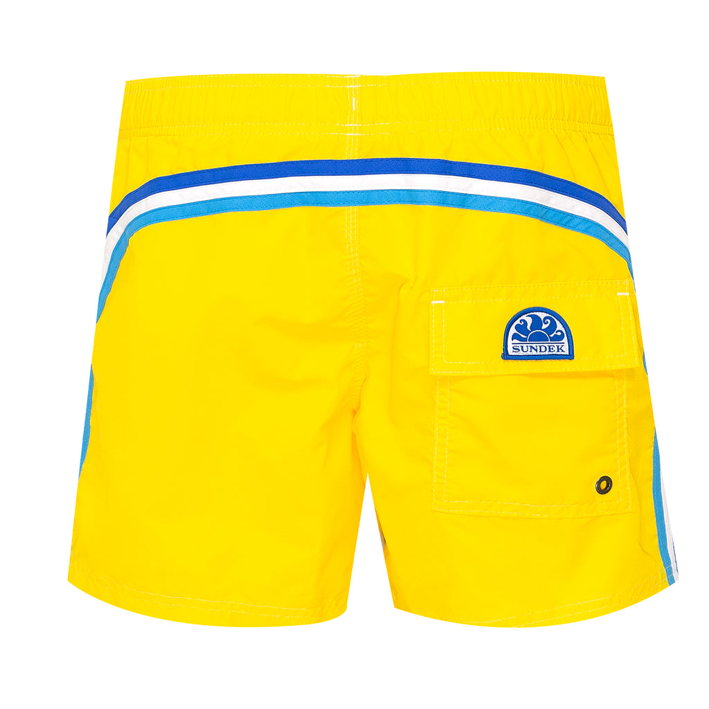Bright Yellow Swim Shorts for Men Sundek Swim Shorts