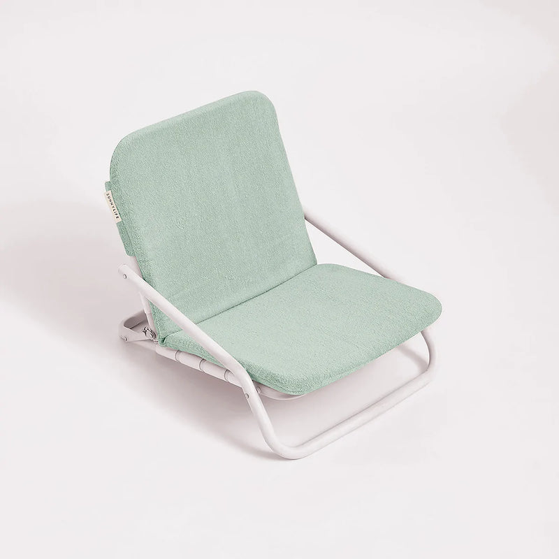 Cushioned Beach Chair Sage