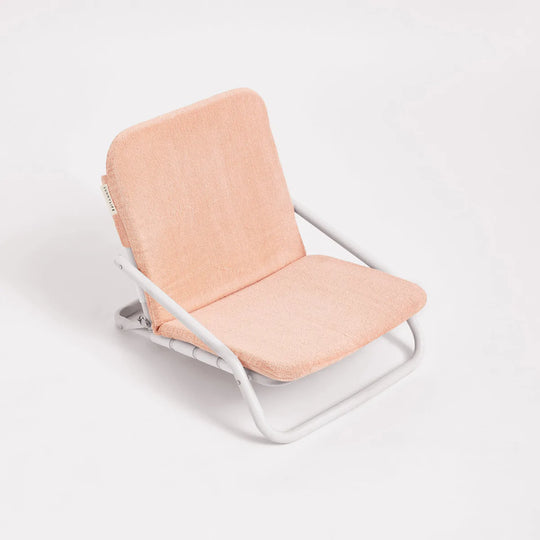 Cushioned Beach Chair Salmon