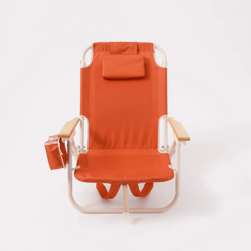 Deluxe Beach Chair Terracotta