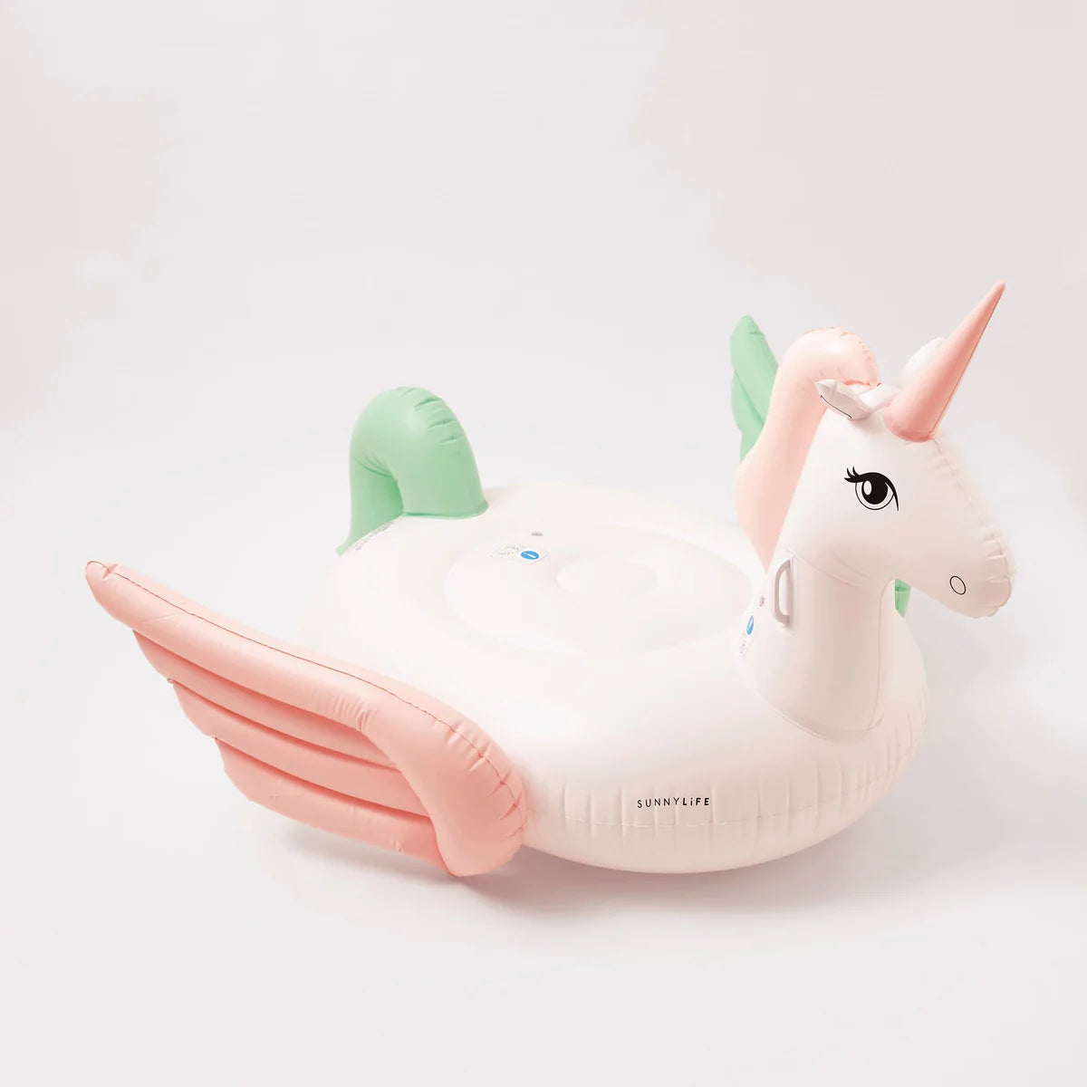 Load image into Gallery viewer, Luxe Ride-On Unicorn Coral Ombre - Pool Inflatable

