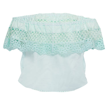 Women's off shoulder top with lace details