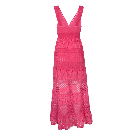 Load image into Gallery viewer, Morganite Maxi Dress Corallo - Dress
