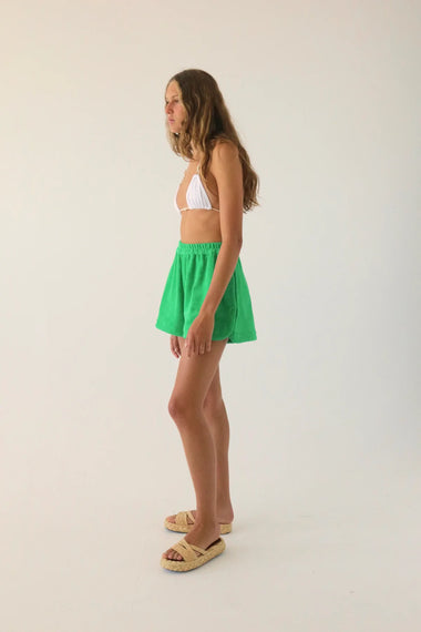 Womens Beach Shorts in Green