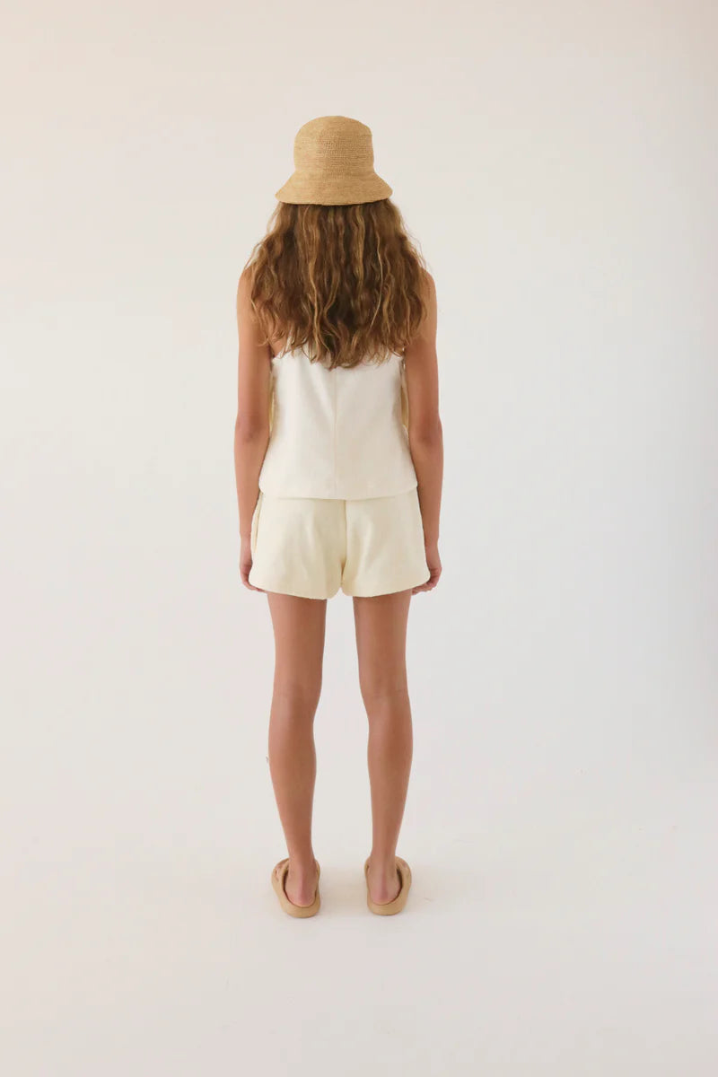 Load image into Gallery viewer, Terry Towelling Top in white
