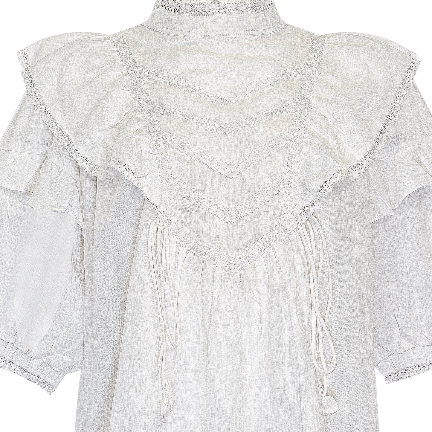 Lykke Linen Top White